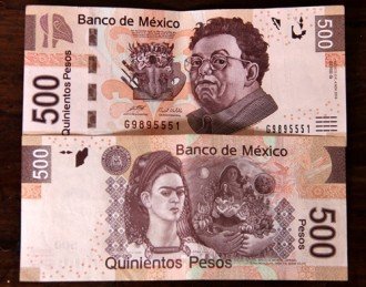 Bank note of 500 Pesos